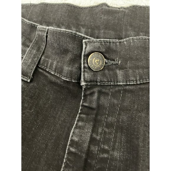 True Religion Men's Ricky Shadow Black Relaxed Straight Cut Off Shorts Size 38 - Picture 3 of 10